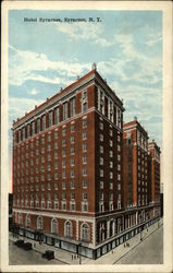 Hotel Syracuse Postcard