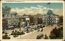 Civic Center Postcard