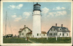 Highland Light North Truro, MA Postcard Postcard