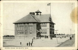 School House Postcard