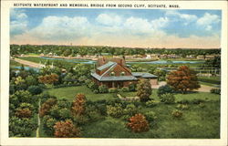 Scituate Waterfront and Memorial Bridge from Second Cliff Postcard