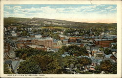 Bird's Eye View of Meriden Connecticut Postcard Postcard