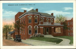 Woman's Club, Clarksville, Tenn Postcard