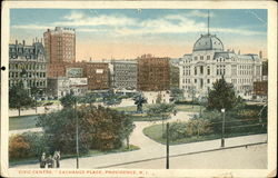 Civic Centre, "Exchange Place" Postcard