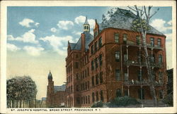 St. Joseph's Hospital, Broad Street Postcard