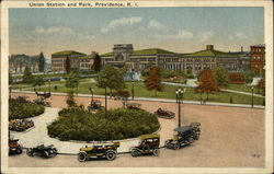 Union Station and Park Postcard