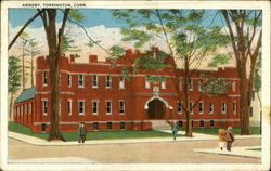 Armory Torrington, CT Postcard Postcard