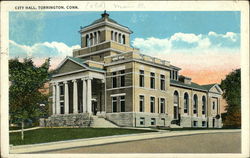 City Hall Torrington, CT Postcard Postcard