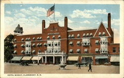 Street View of Hotel Moody Postcard