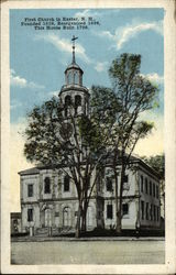 First Church in Exeter, N.H., Founded 1638, Reorganized 1698, This House Built 1798 Postcard