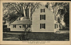 Birthplace of Sophia Smith Hatfield, MA Postcard Postcard