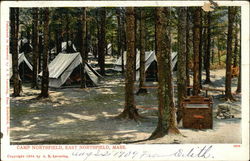 Camp Northfield East Northfield, MA Postcard Postcard