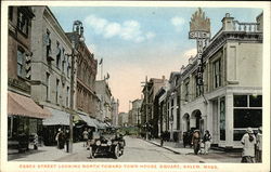 Essex Street Looking North Toward Town House Square Postcard