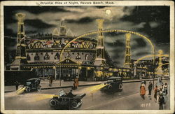 Oriental Ride at Night Postcard