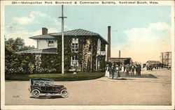 Metropolitan Park Boulevard & Commission Building Postcard