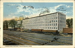 Longs Shoe Factory, Framingham, Mass Massachusetts Postcard Postcard