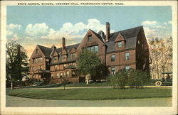 State Normal School, Crocker Hall Postcard