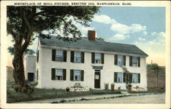 Birthplace of Moll Pitcher Marblehead, MA Postcard Postcard