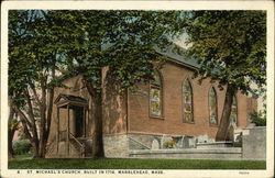 St. Michael's Church Marblehead, MA Postcard Postcard