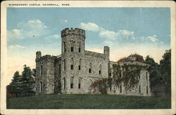 Winnekenni Castle Haverhill, MA Postcard Postcard