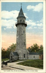 The Tower, Fall River Water Works Postcard