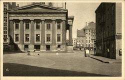 Base of the Customs House Tower Postcard