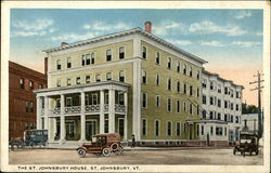 Street View of The St Johnsbury House St. Johnsbury, VT Postcard Postcard