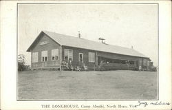 The Longhouse, Camp Abnaki Postcard