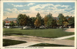 Second Squadron Quarters, Fort Ethan Allen Colchester, VT Postcard Postcard