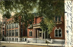 Free Public Library Postcard