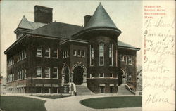 Marcy Street School Building Southbridge, MA Postcard Postcard