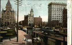 Clinton Square's Erie Canal Syracuse, NY Postcard Postcard