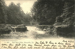 Red Rock Falls Henryville, PA Postcard Postcard