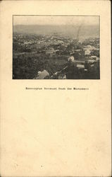 Bennington From the Monument Vermont Postcard Postcard