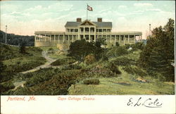 Cape Cottage Casino Portland, ME Postcard Postcard