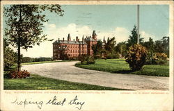 Western Promenade and Maine General Hospital Postcard