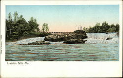 View of Lewiston Falls Postcard