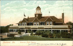 Riverton Park Casino Portland, ME Postcard Postcard