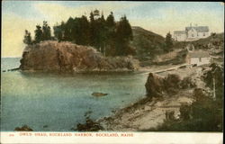 Owl's Head at Rockland Harbor Maine Postcard Postcard