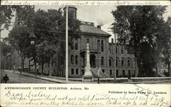 Androscoggin County Buildings Auburn, ME Postcard Postcard