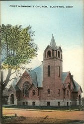 First Mennonite Church Postcard