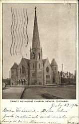 Trinity Methodist Church Postcard