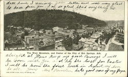 The West Mountain and Center of the City Postcard