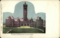 Central High School Postcard