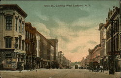 Main Street, Looking West Postcard