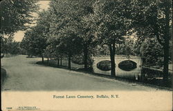 Forest Lawn Cemetary Postcard