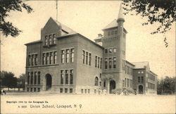 Union School Lockport, NY Postcard Postcard