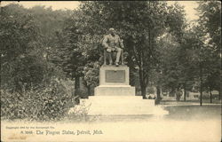 The Pingree Statue Postcard