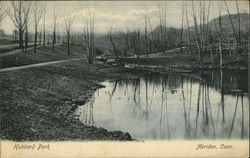 Hubbard Park Meriden, CT Postcard Postcard