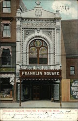 Franklin Square Theater Postcard